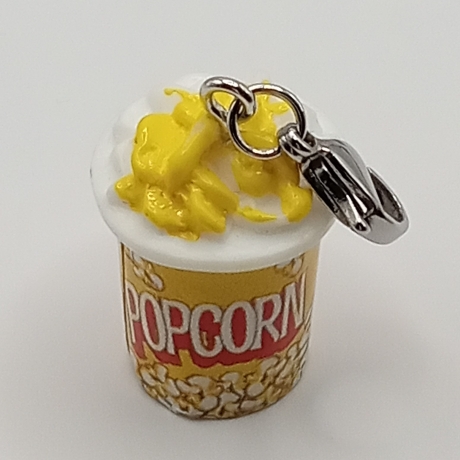 Popcorn Eimer Clip Anhänger Bettelarmband Kinder