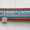 Maritimes Schlüsselband Anker Fische Möwen Schiffe ca 2,5x14 cm