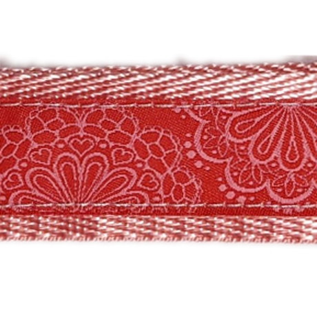 Schlüsselband Ornamente Blumen Zickzack Ringel ca 2,5 x 15 cm