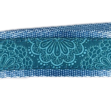 Schlüsselband Ornamente Blumen Zickzack Ringel ca 2,5 x 15 cm