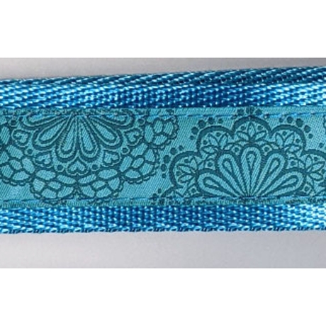 Schlüsselband Ornamente Blumen Zickzack Ringel ca 2,5 x 15 cm