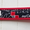 Schlüsselband Totenkopf Hände Herzen Mathe ca 2,5 x 15 cm