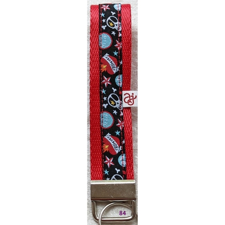 Schlüsselband Totenkopf Hände Herzen Mathe ca 2,5 x 15 cm