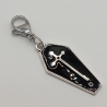 Sarg Kreuz Halloween Gothic Clip Anhänger Charm Bettelarmband