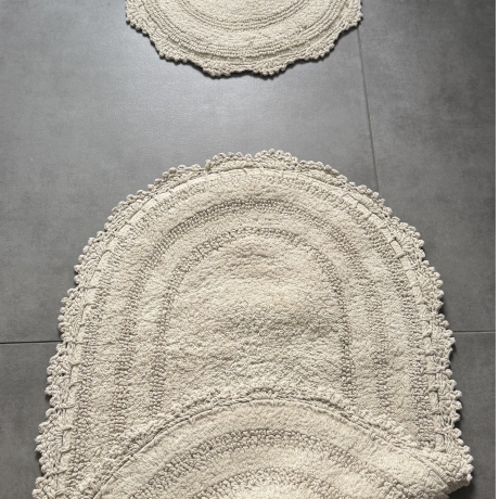 Badematte Bad Teppich Boho Style 2er Set