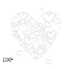 Herz Enjoy your Life Plotterdatei SVG DXF FCM