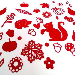 Herbstdeko Plotterdatei SVG DXF FCM