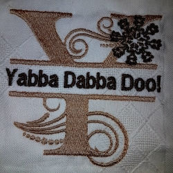 Ferberline Stickdatei Eis Alphabet Y in 4 Größen ab 10x10