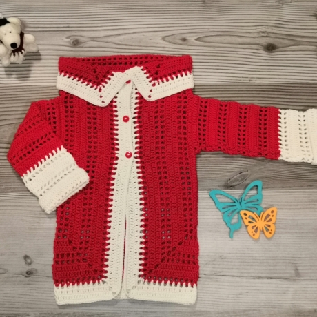 Babyjacke mit Granny-Muster (12 Mon.), Jacke