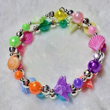 Kinder-Armreifen Meerestiere Handarbeit Kinder-Schmuck Armband