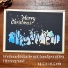 Weihnachtskarte frohe Weihnachten Festtag-Karte Merry Christmas