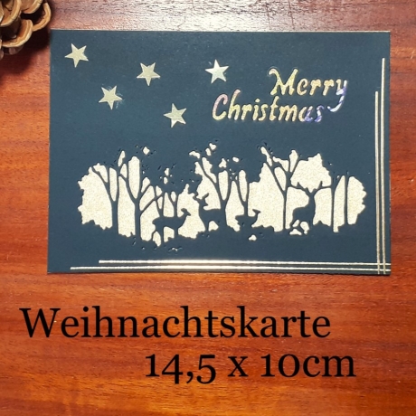 Weihnachtskarte frohe Weihnachten Festtag-Karte Merry Christmas