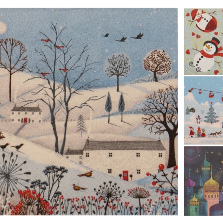 Serviettenset für Serviettentechnik und Decoupage, Winter 1