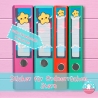 Ordnerrücken kawaii Stern Etiketten Ordneretiketten Ordnersticker