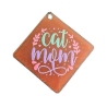Anhänger Cat Mom Rot