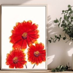 Sonnenauge Handgemaltes Aquarell Original