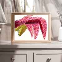 Garten Fuchsschwanz Handgemaltes Aquarell Original