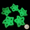 5er-Set XL Häkelsterne „Glow in the Dark“ – Handgefertigt (9 cm)