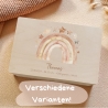 Erinnerungsbox Regenbogen Einschulung Geburt Geburtstag Taufe