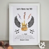 personalisiertes Geldgeschenk zum Geburtstag - Motiv Let s Rock