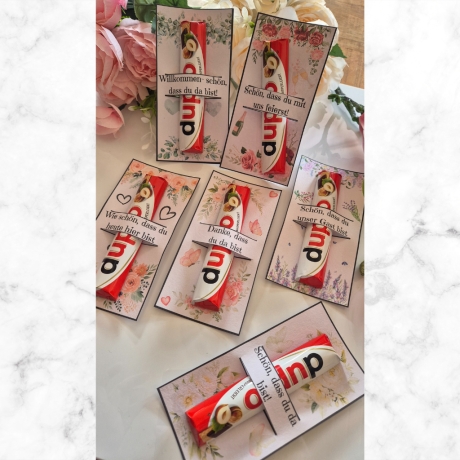 Schön,dass du hier bist Karten,Gastgeschenk,Hochzeit,Tischdeko