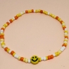 Kawaii Smiley Armband – Handgemachtes Y2K Perlenarmband