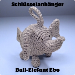 Schlüsselanhänger Ball-Elefant Ebo