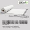 Stoff Baumwolle Stretch Bündchen Schlauchware 34/68 cm hellgrau