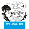 Druckdatei, SVG EPS PNG, 2 Timothy 1 7, Power and Love, englisch