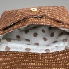 kleine Umhängetasche Damen/Clutch/Handtasche/braun beige Tasche