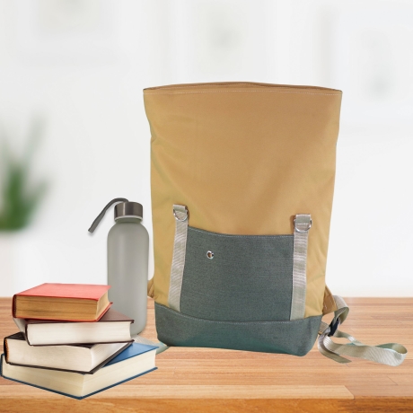 Rucksack/Rollrucksack/Roll Top/Rollrucksack/senfgelb/Cityrucksack
