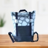Rucksack/Rollrucksack/Roll Top/Damenrucksack/blau /Cityrucksack
