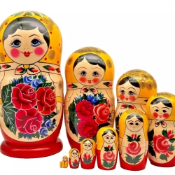 10-er Matroschka Semenova klassisch, 26 cm, # DZ 623