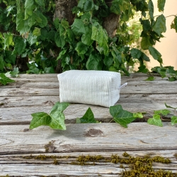 Boxy Bag | Weiß-Creme | Cord | Organizer 