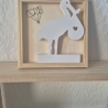 Storchmotiv im Bilderrahmen