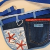 Schürze Wiesn Hüfttasche Bauchtasche Gartenschürze Upcycling