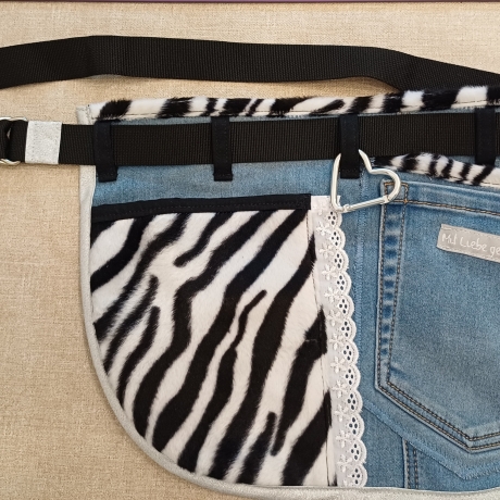 Schürze Wiesn Hüfttasche Bauchtasche Gartenschürze Upcycling