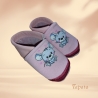 Babyschuhe mit Namen, Lederschuhe - Maus personalisierbar