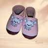 Babyschuhe mit Namen, Lederschuhe - Maus personalisierbar