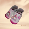 Babyschuhe mit Namen, Lederschuhe - Einhornparty (Gr. 22/23)