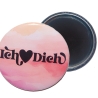 Liebesspruch Taschenspiegel 59 mm Metall Liebe 