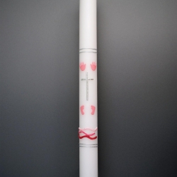 1002 Taufkerze Paulina