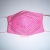 Kindermnaske, Mund- und Nasenmaske-Punkte rosa