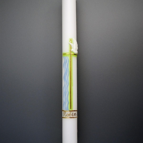 1016 Taufkerze Robin