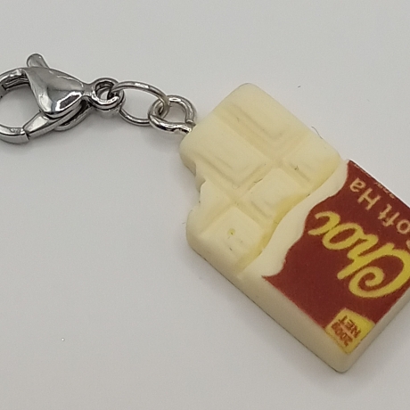 Tafel Schokolade creme Clip Anhänger Bettelarmband Kinder