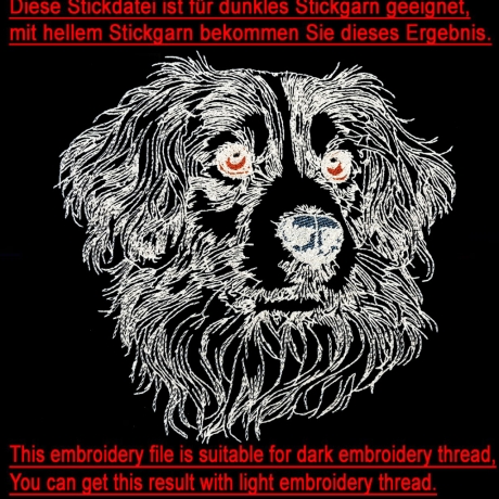 NEU Stickdatei Kooiker Cash LIGHT realistisch