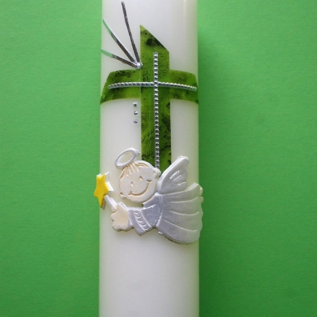 1031 Taufkerze Engelchen