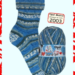 Meisterwerke - Best of Opal, 4-fädige Sockenwolle, Farbe 1033