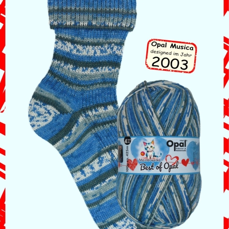 Meisterwerke - Best of Opal, 4-fädige Sockenwolle, Farbe 1033