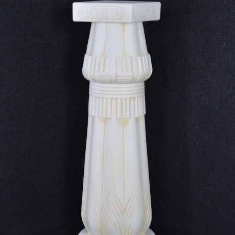 Hohe ägyptische Säule. Schöne Dekoration. 93 cm.